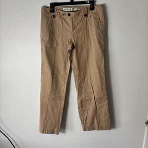 Women’s Old Navy Tan Low Waist w/ Stretch Pants , size 10 short